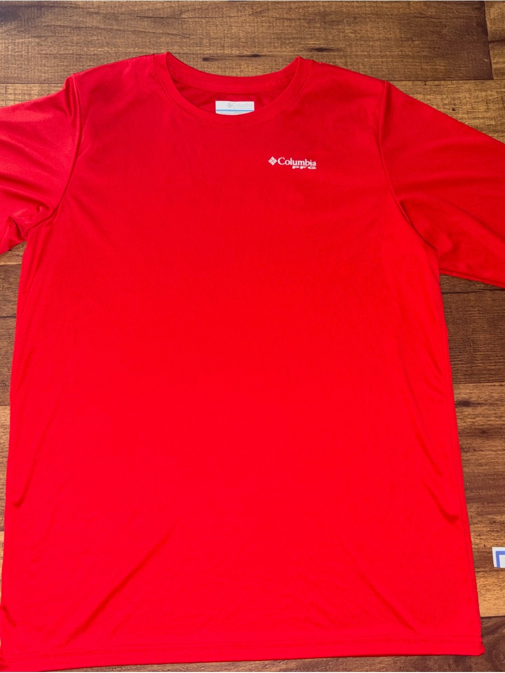 Columbia PFG Youth XL Red USA Flag Fish Graphic Long Sleeve Shirt